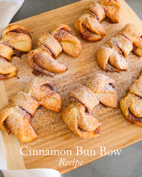 Vegan Cinnamon Bun Bow Recipe