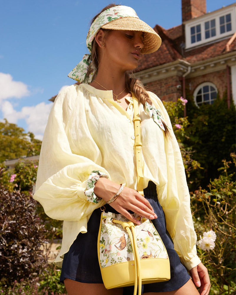 Meadow Creatures Bucket Bag - Yellow