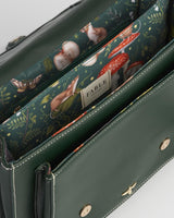 Into the Woods Green Satchel