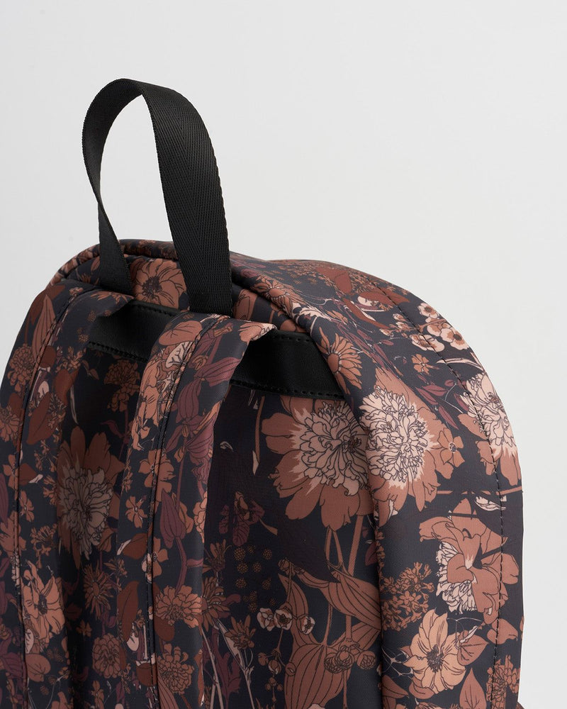 Mochila Deco Blooms Negra