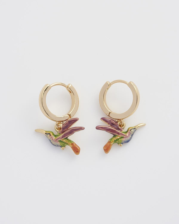 Pendientes Colibrí