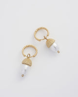 Pendientes Bellota con Perla