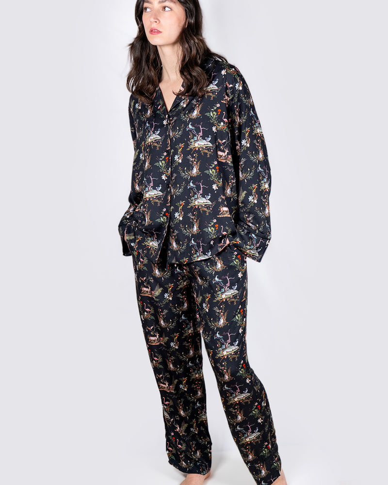 Wonderland Black Pyjamas