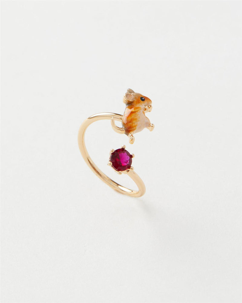 Enamel Vole Ring