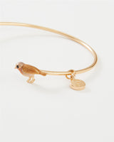 Enamel Robin Bangle