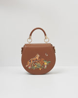 Bolso Saddle  Bordado Zorro & Calabaza 