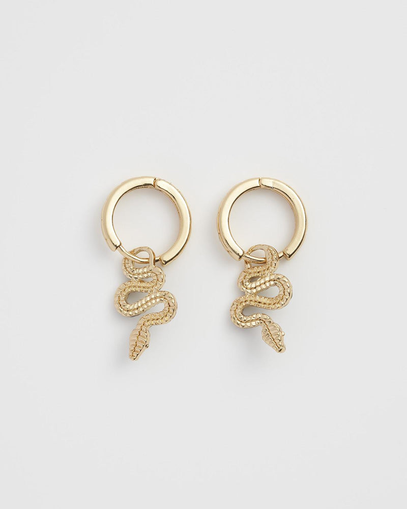 Pendientes Aro Serpiente Celestial