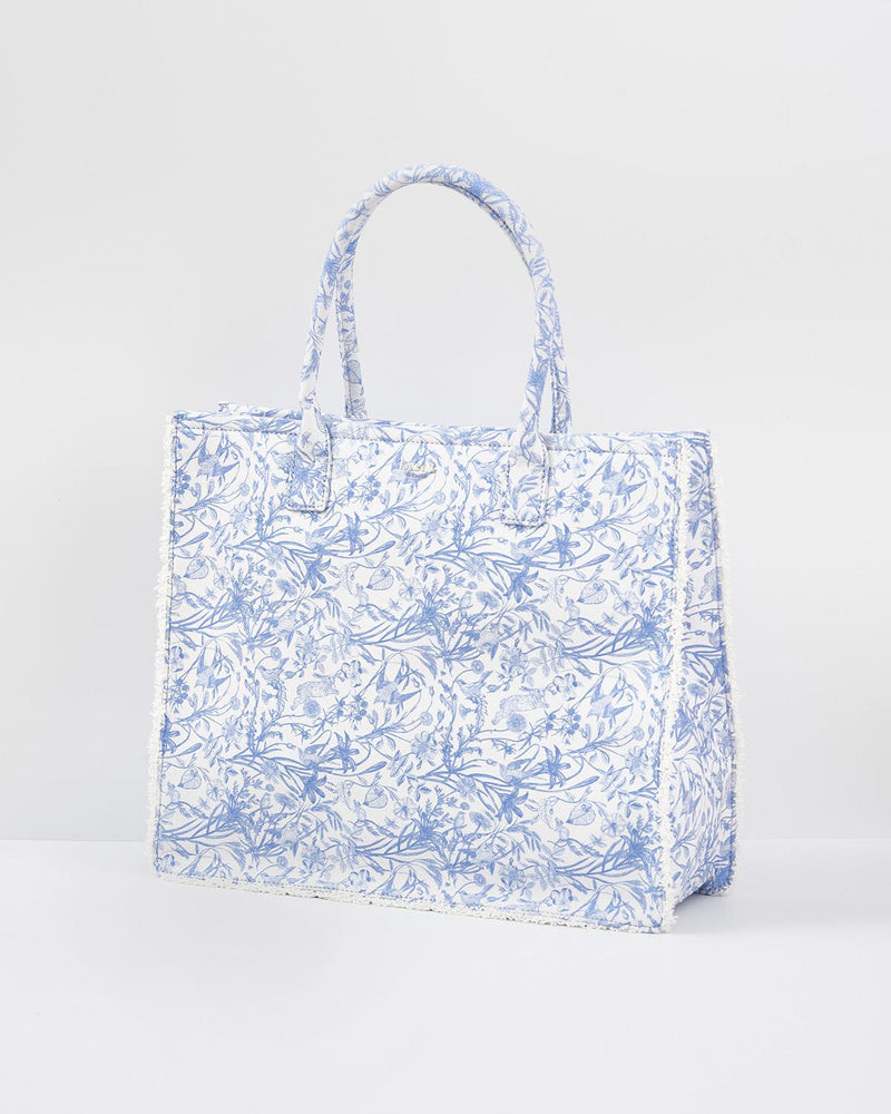 Bolso Tote Conejos - Azul