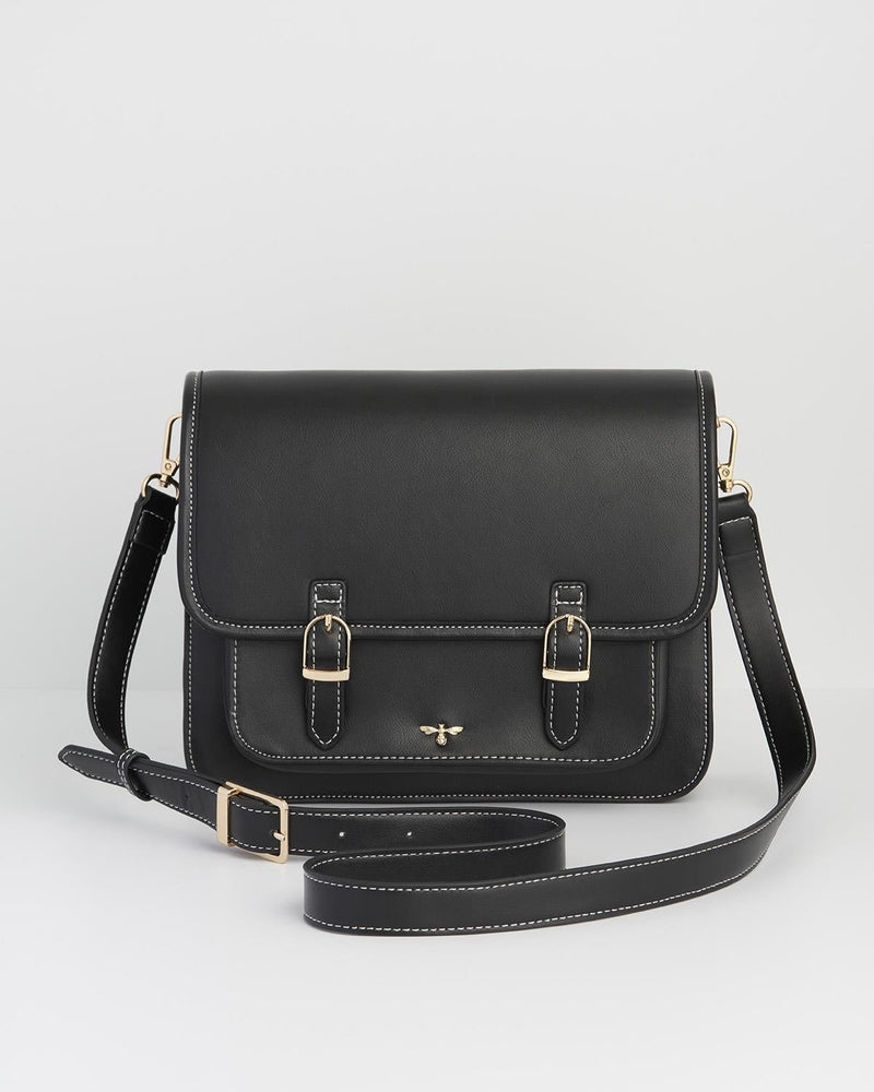 Bolso Satchel Magical Mushroom Negro