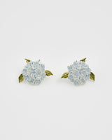 Pendientes Hortensias Plata