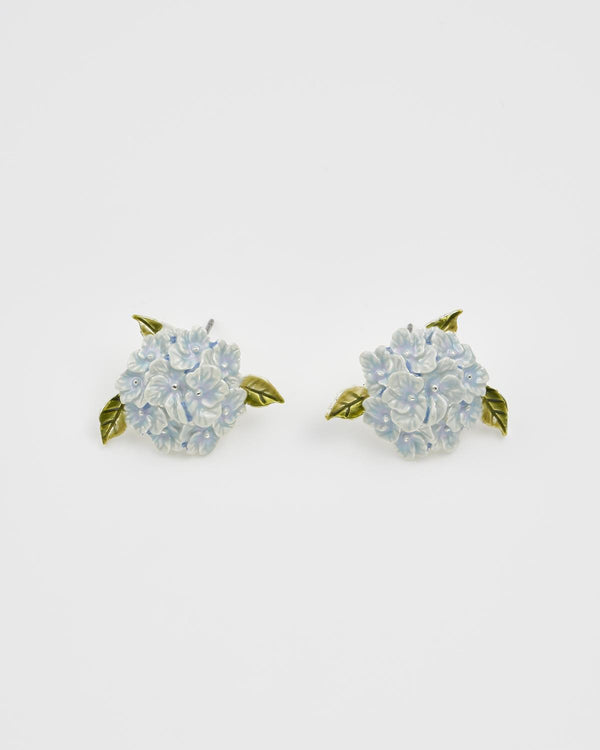 Pendientes Hortensias Plata