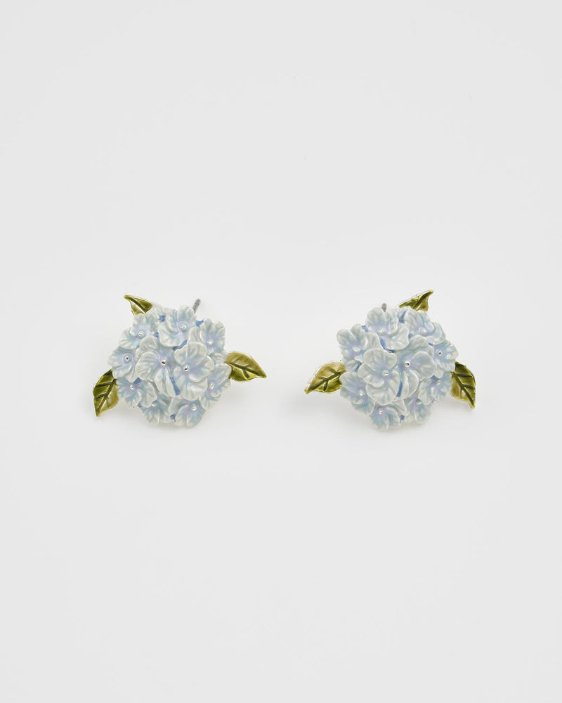 Pendientes Hortensias Plata