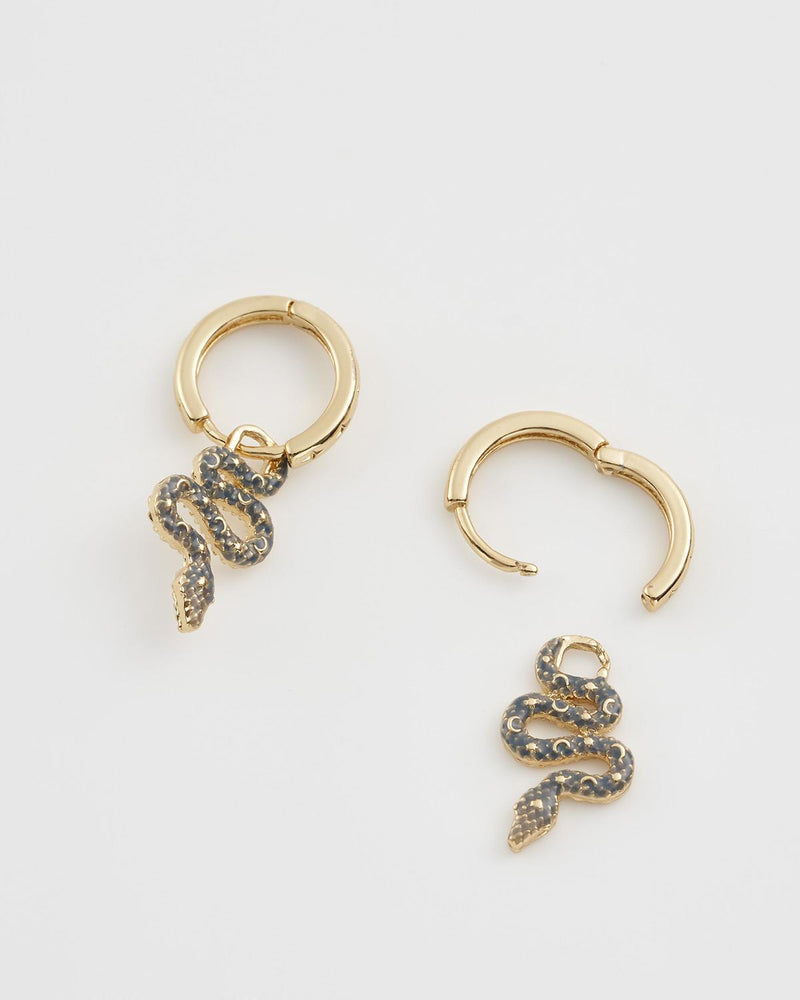 Pendientes Aro Serpiente Celestial