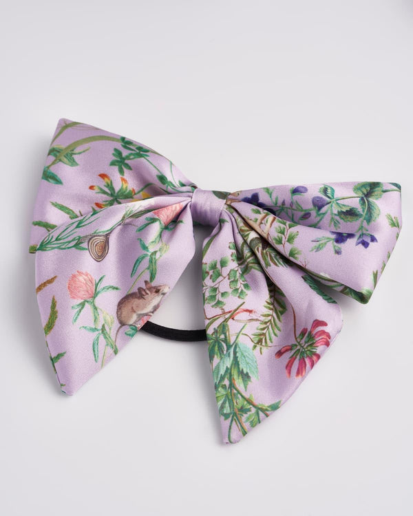 Meadow Creatures Headband,Scrunchie & Bow Lilac - Set of 3