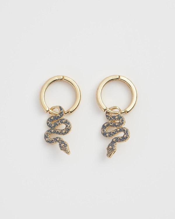 Pendientes Aro Serpiente Celestial