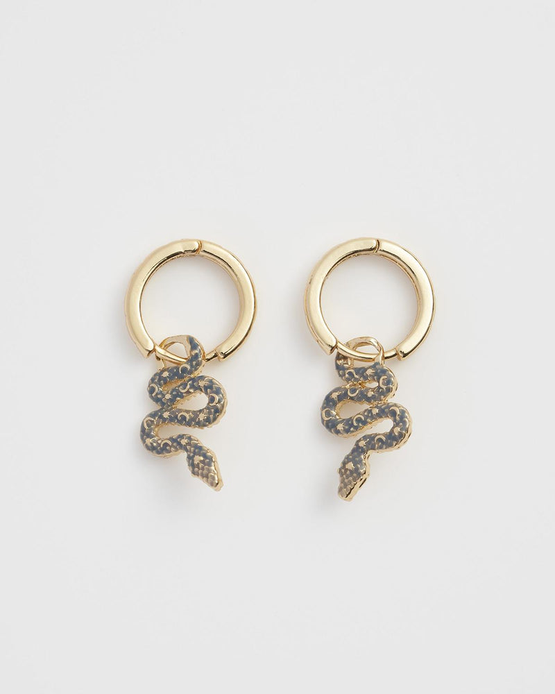 Pendientes Aro Serpiente Celestial