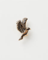 Enamel Black Bird Brooch