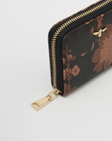 Monedero Deco Blooms Negro