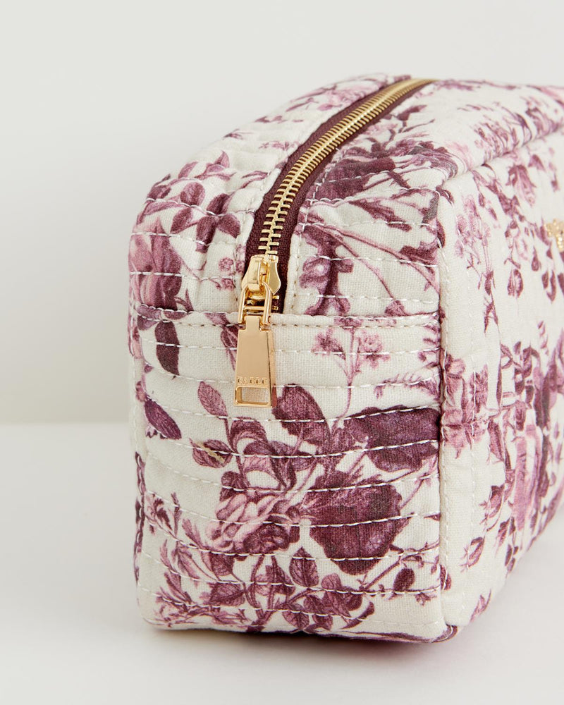 Rambling Rose Pouch Burgundy