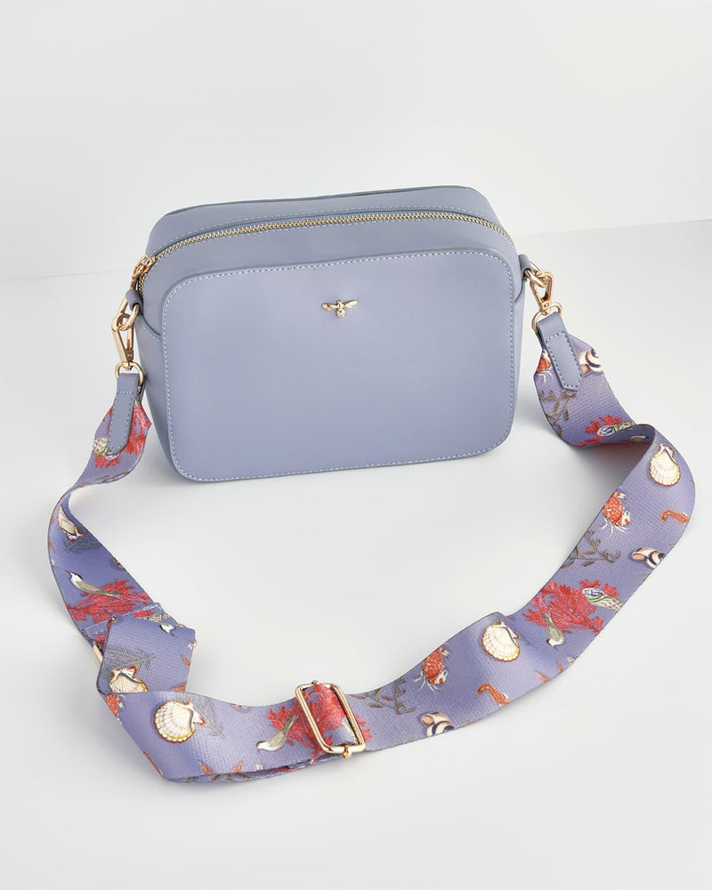 Bolso Bandolera "Whispering Sands" Azul Empolvado