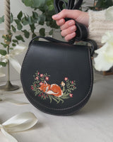 Bolso Saddle Zorro Bordado