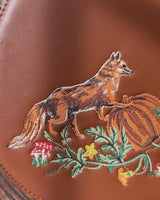 Bolso Saddle  Bordado Zorro & Calabaza 