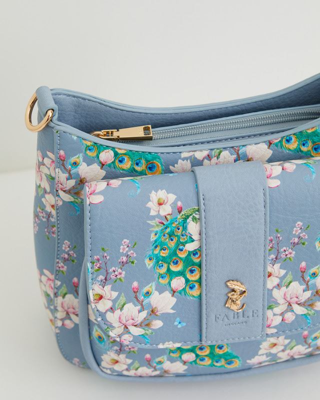 Bolso Bandolera Pavo Real