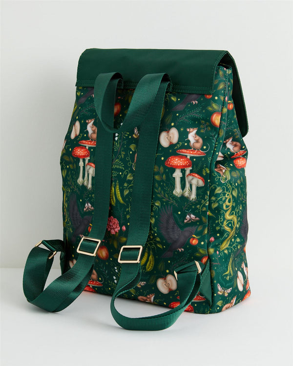 Catherine Rowe x Fable Into the Woods Green Backpack