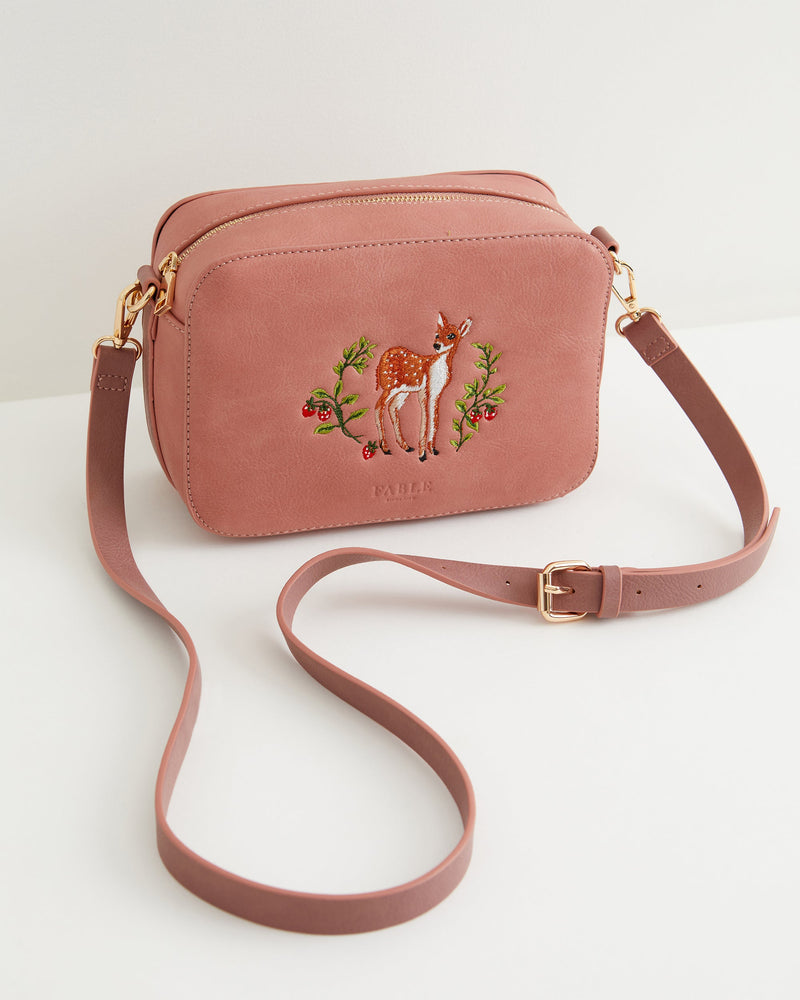 Bolso Bandolera Cervato Bordado