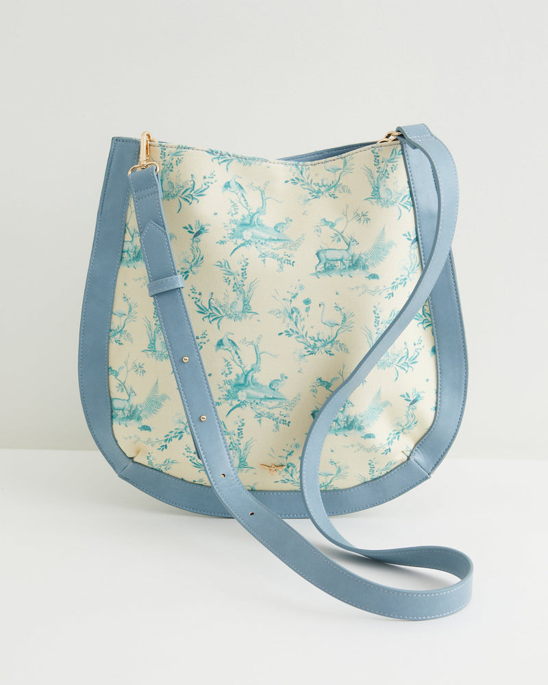 Bolso Mensajero Toile de Jouy