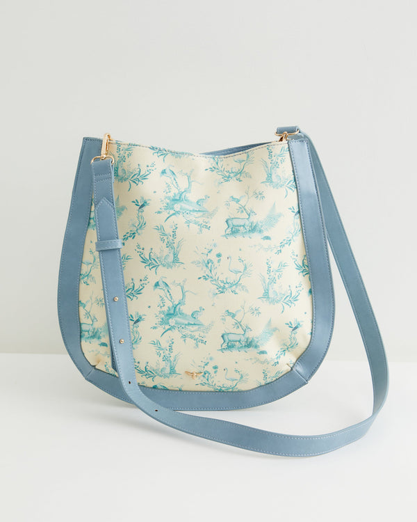 Bolso Mensajero Toile de Jouy