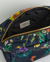 Botanical Pumpkin Black Travel Pouch