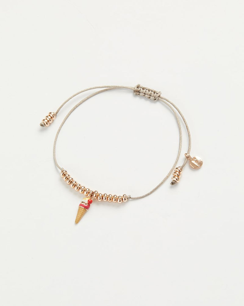 Pulsera con cuentas de helado esmaltado