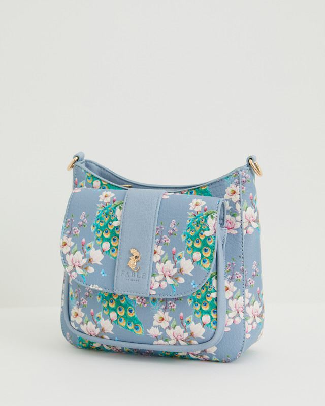 Bolso Bandolera Pavo Real