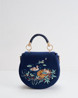 Rebecca Saddle Bag Embroidered Cygnet